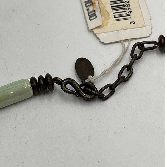 Jay‎ Strongwater Vintage Pink Brown Greek Glass Floral Beaded Boho Necklace new - Picture 6 of 9